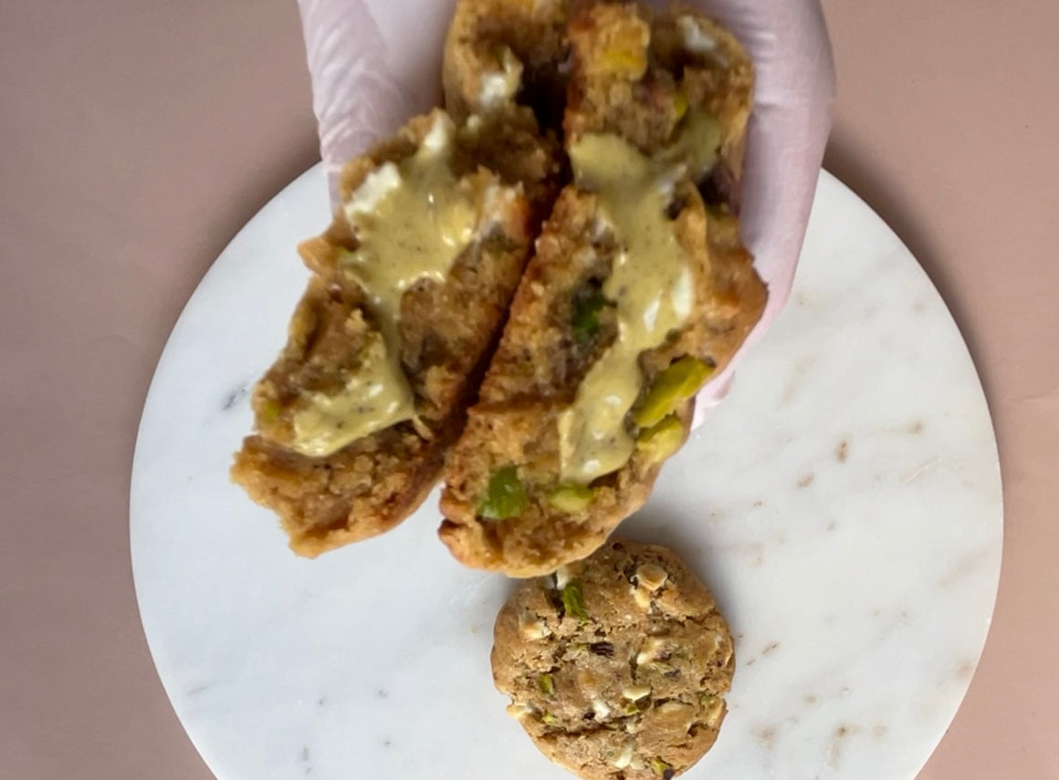 Pistage & Vit Choklad – 4 st