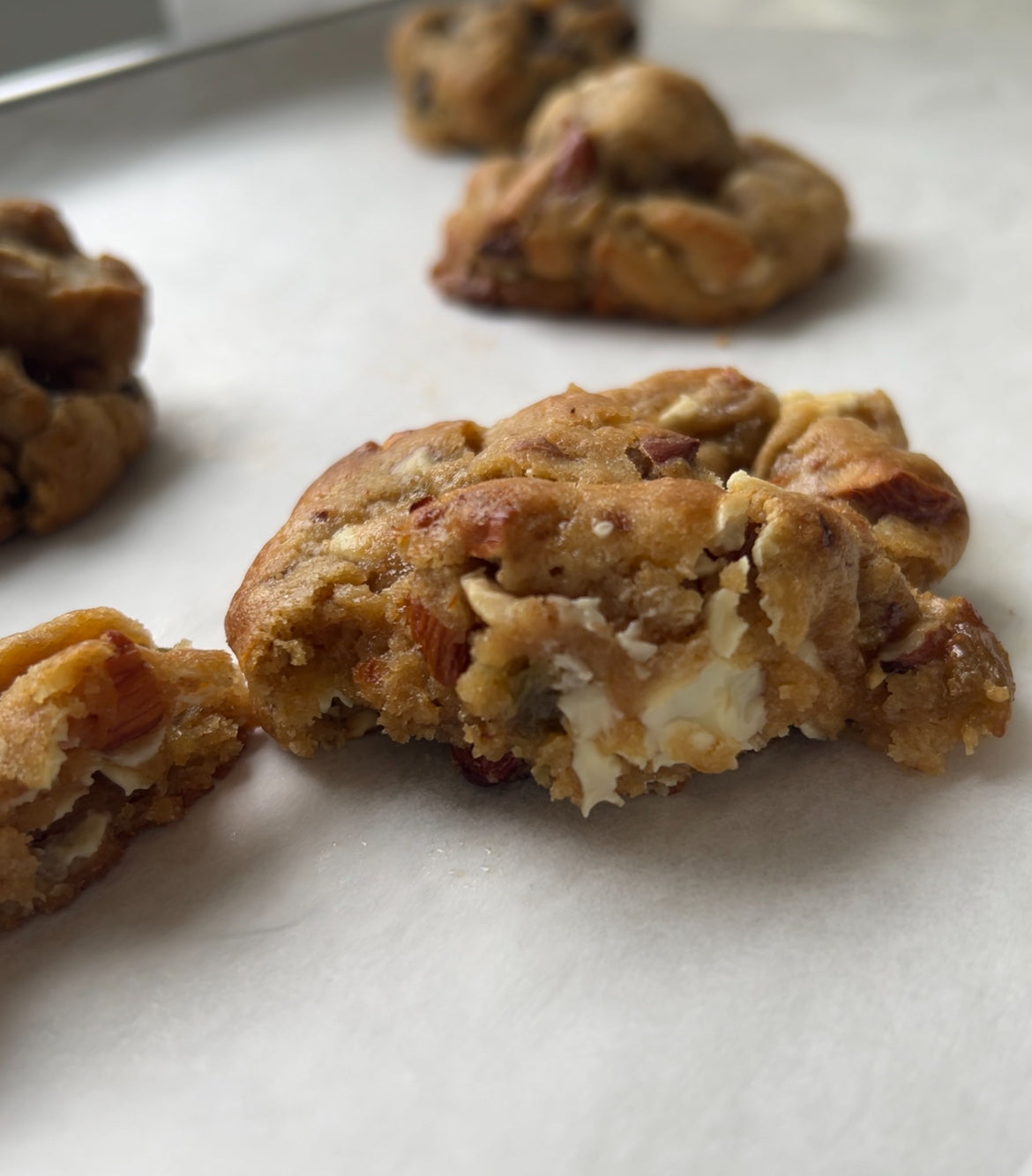 Mandel & Gröna Russin & Vit choklad – 4 st