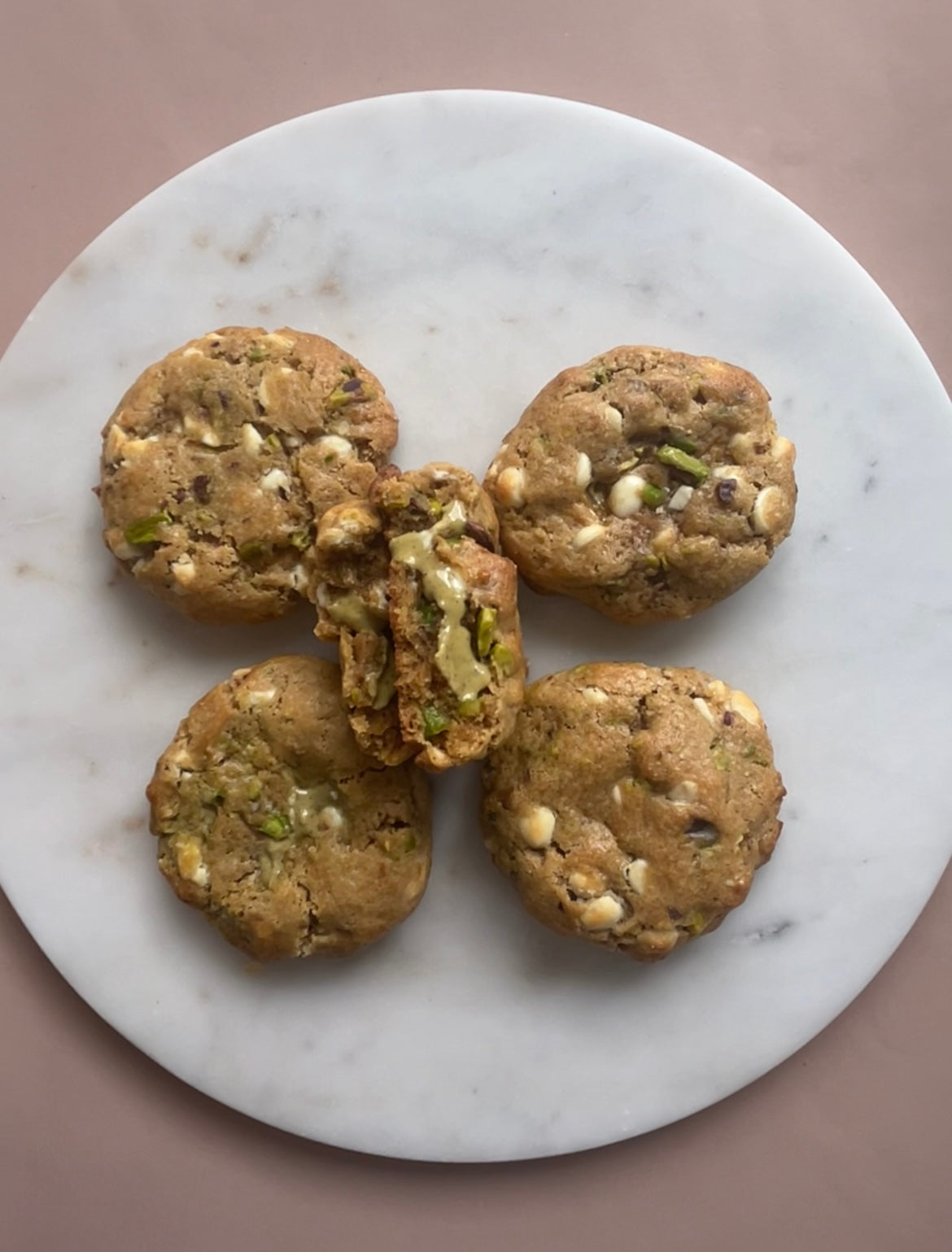 Pistage & Vit Choklad – 4 st