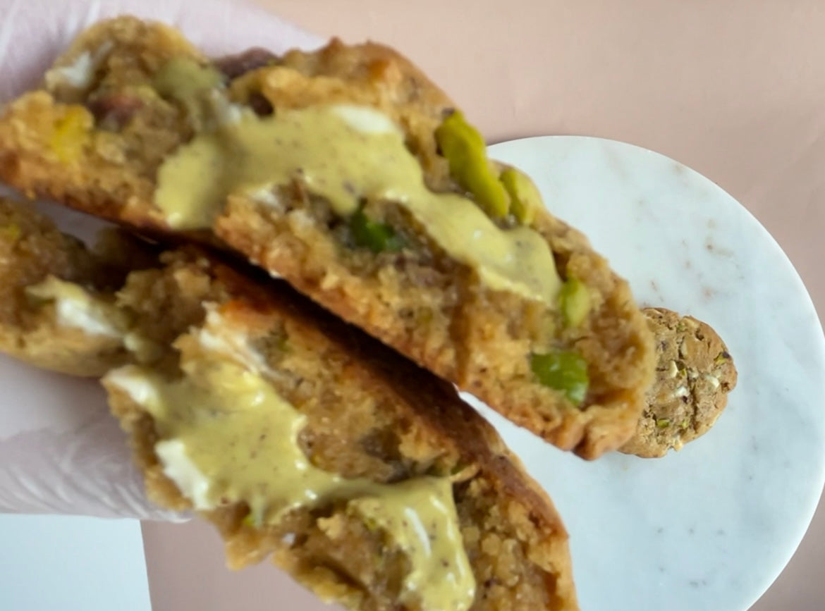 Pistage & Vit Choklad – 4 st