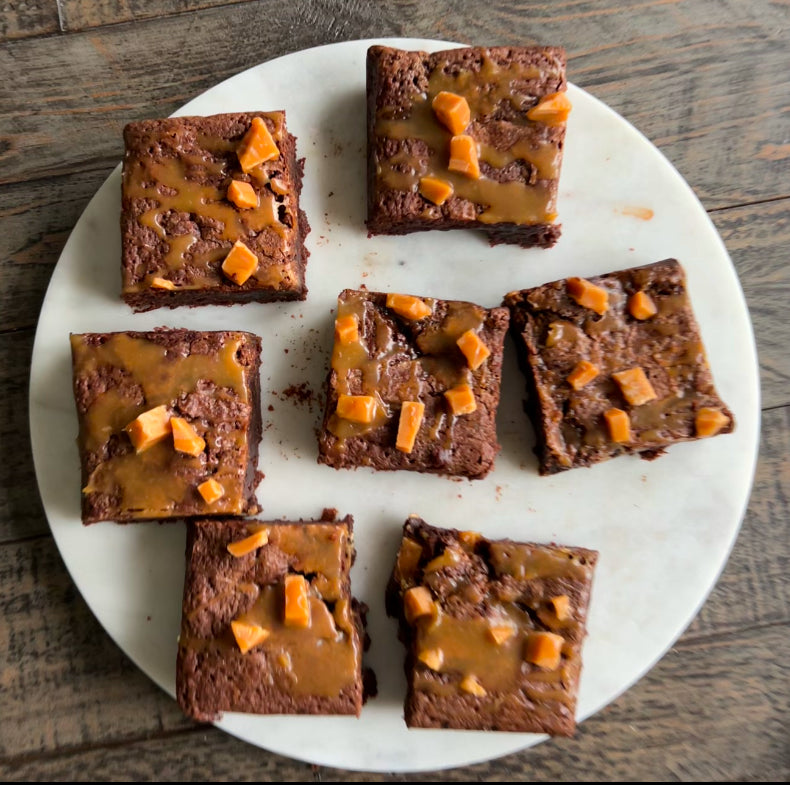 Brownie caramel