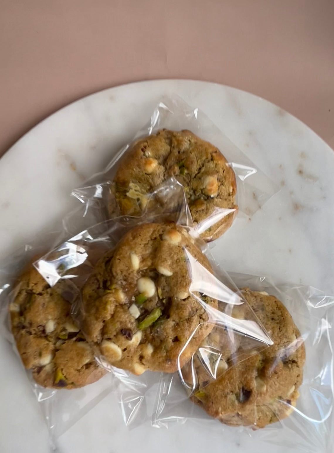 Pistage & Vit Choklad – 4 st